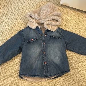 Teddy bear Jean jacket